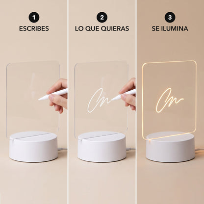 Lámpara de Notas Personalizable